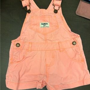OshKosh B'gosh Coral Overalls